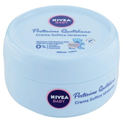 Soft Moisturizing Cream for Children, 200ml Gentle Daily Face & Body Moisturizer for Kids
