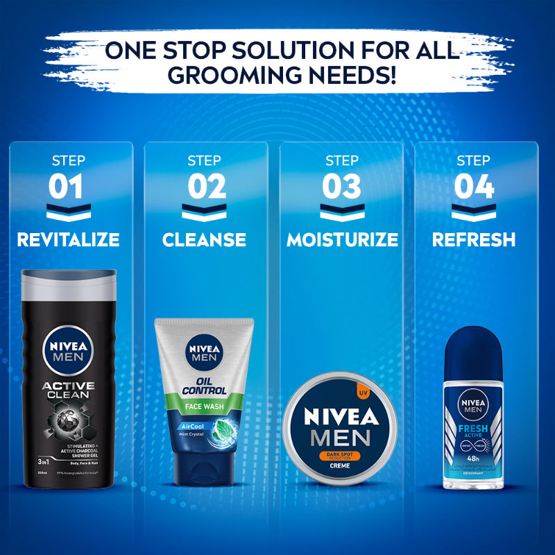 Nivea MEN Face Wash for Oily Skin, Oil Control for 12hr Oil Control with 10x Vitamin C Effect, 50g Buy at Indicrest Image 6