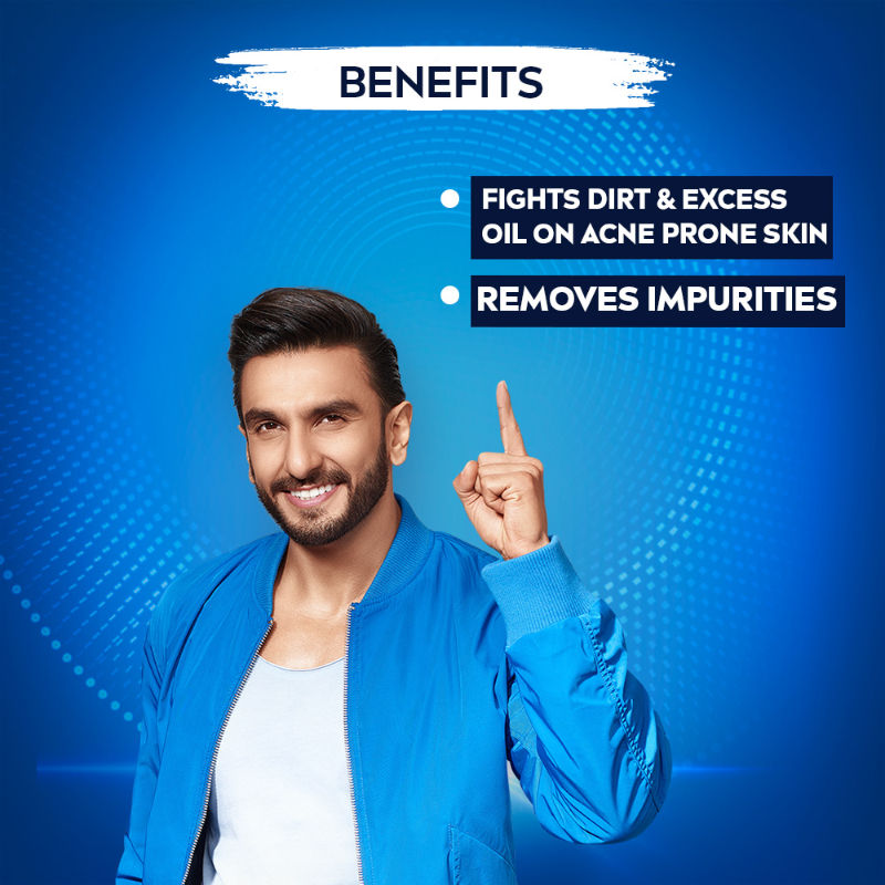 Nivea MEN Acne Face Wash for Oily & Acne Prone Skin, Fights Oil & Dirt with Magnolia Bark Power, 50g Buy at Indicrest Image 4