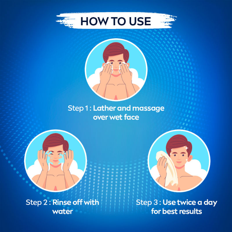 Nivea MEN Acne Face Wash for Oily & Acne Prone Skin, Fights Oil & Dirt with Magnolia Bark Power, 50g Buy at Indicrest Image 5