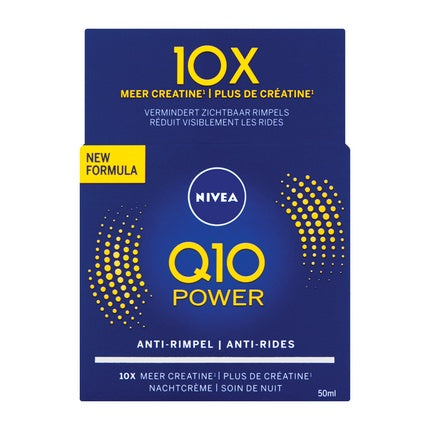 Nivea Q10 Anti-Wrinkle Night Cream Daily Overnight Face Moisturizer