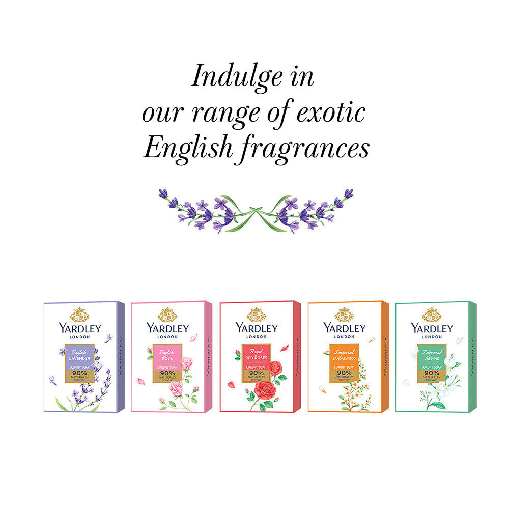 Yardley London English Lavender Soap For Women (Pack of 3), 300g Buy at Indicrest Image 7