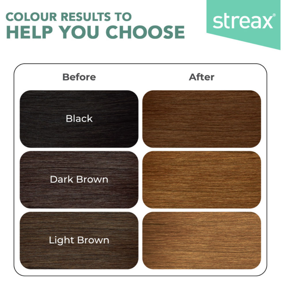 Streax Cream Hair Colour With 100% Grey Coverage & No Ammonia (Pack of 5) - 7.3 Golden Blonde, 225ml Buy at Indicrest Image 7