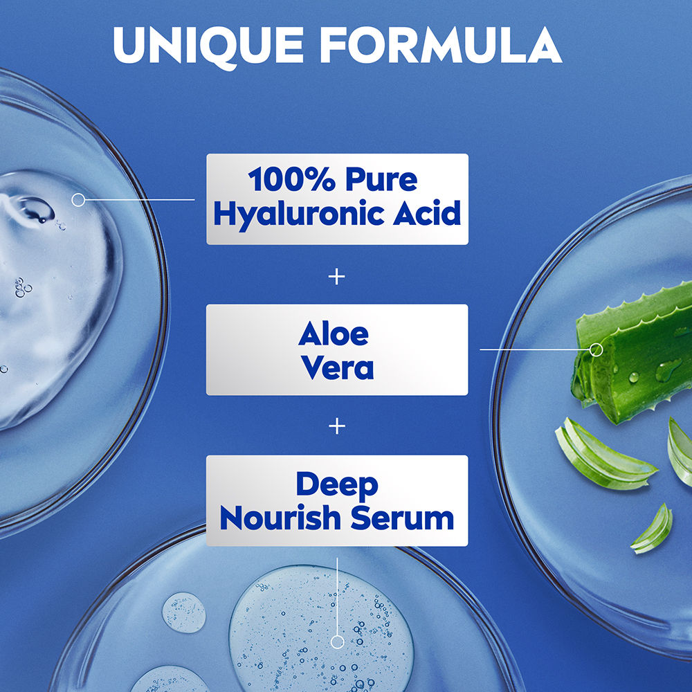Nivea 100% NATURAL ALOEVERA Body lotion- 5 in 1 COMPLETE CARE for 48H Refreshing moisturization, 600ml Buy at Indicrest Image 6