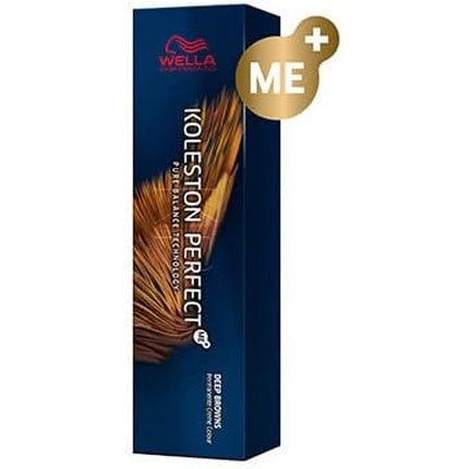 Wella Professionals Koleston Perfect Me+ Deep Browns 7/75 Medium Blonde Brown Mahogany Permanent Hair Color, 60ml