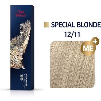 Wella Professionals Koleston Perfect ME+ 12/11 Special Blonde Intensive Ash Permanent Hair Color, 60ml