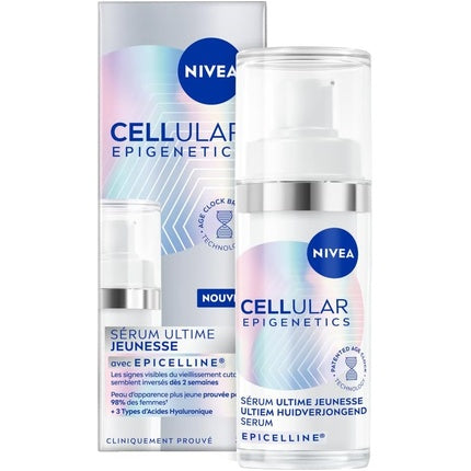 Nivea Ultimate Youth Face Serum with Epigenetics Age Clock Technology | Anti-Ageing Facial Serum