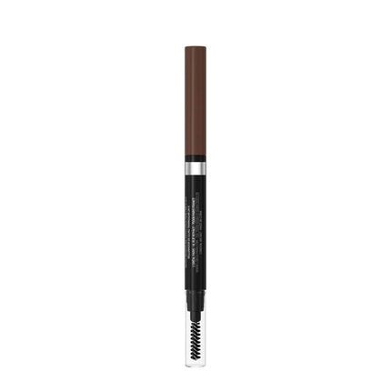 L'Oréal Paris Infallible Brows 24H Filling Triangular Brow Pencil, 1ml Brunette | Long-Lasting Eyebrow Defining Pencil