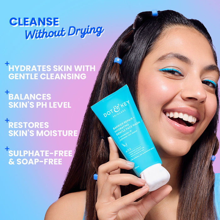 Dot & Key Barrier Repair Gentle Hydrating Face Wash, 100ml Buy at Indicrest Image 5
