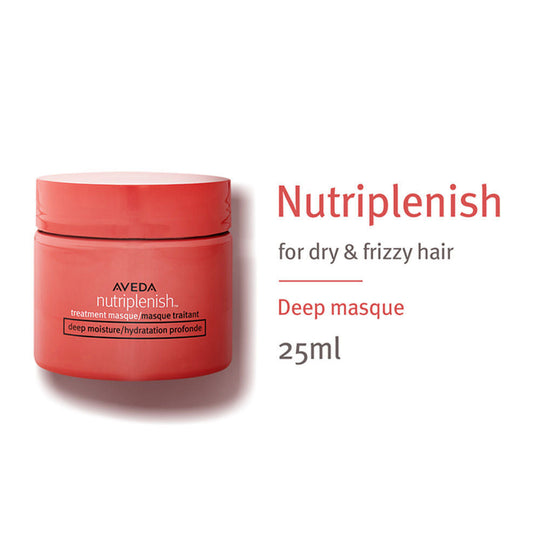 Aveda Nutriplenish Mask for Dry and Frizzy Hair for 4X Instant Deep Hydration - Mini, 25ml, Buy from Indicrest
