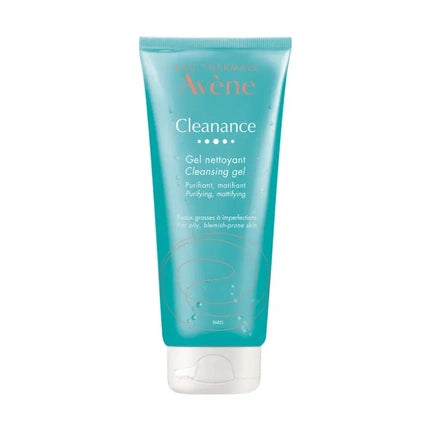 Avène Cleanance Purifying Cleansing Gel, 200ml Soap-Free Face & Body Cleanser for Oily & Blemish-Prone Skin
