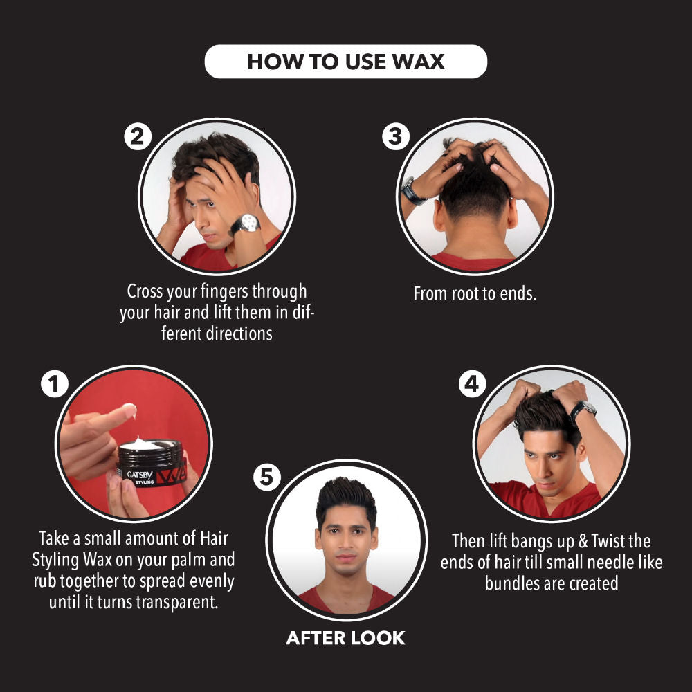 Gatsby Styling Wax Power & Spikes Hair Styler, 75g Buy at Indicrest Image 5