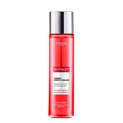 L'Oréal Paris Revitalift Peeling Effect Tonic, 180ml Exfoliating & Brightening Facial Toner