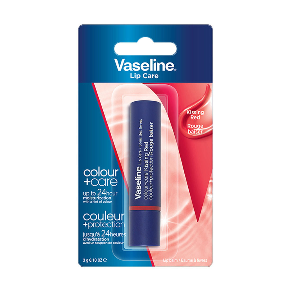 Vaseline Lip Care Colour + Care Tinted Lip Balm Stick - Kissing Red, 3g Buy at Indicrest Image 2