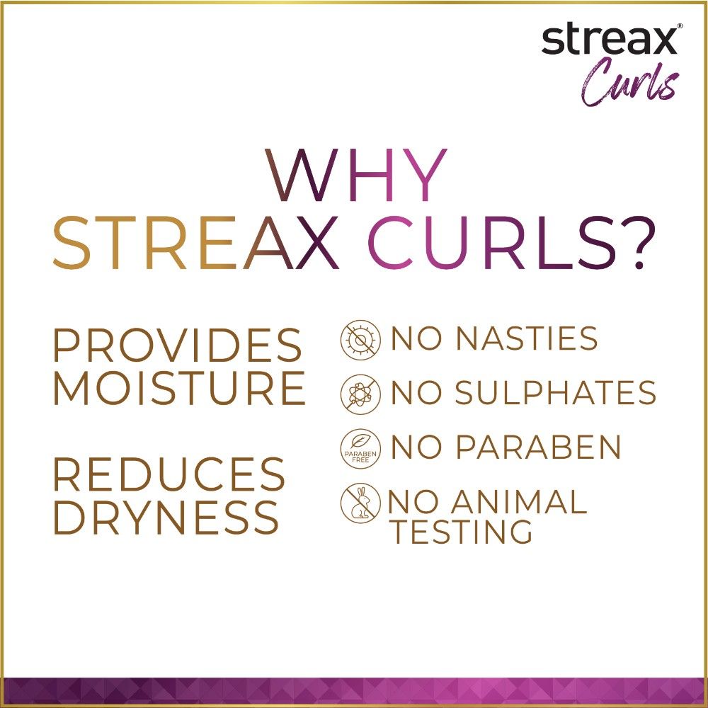 Streax Curl Hair Shampoo For Wavy & Curly Hair, 240ml Buy at Indicrest Image 4