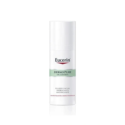 Eucerin DermoPure Facial Moisturizing Fluid, 50ml Lightweight Moisturiser for Oily, Combination & Blemish-Prone Skin