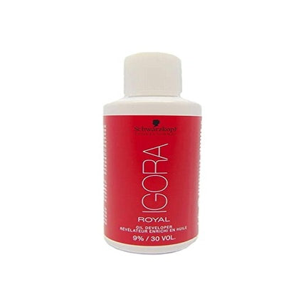Schwarzkopf Professional IGORA Royal Oil Developer 9% (30 Vol) Mini, 60ml | Professional Hair Color Cream Developer