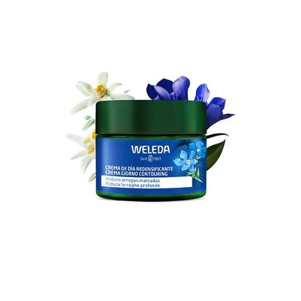 Weleda Blue Gentian & Edelweiss Redensifying Day Cream, 40ml - Daily Firming Face Moisturiser for Mature Skin