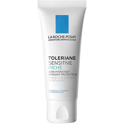 La Roche-Posay Toleriane Sensitive Rich Cream, 40ml – Nourishing Moisturising Face Cream for Dry & Sensitive Skin