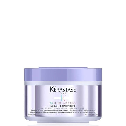 Kerastase Blond Absolu Le Bain Cicaextreme Cream Hair Bath for Damaged Blonde Hair, 250ml