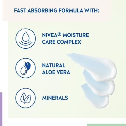 Nivea Oil Free Moisturising Day Cream, 50ml - Lightweight Daily Face Moisturiser for Oily & Combination Skin