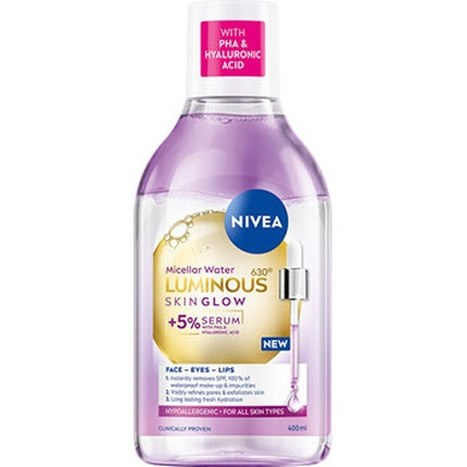 Nivea Luminous Skin Glow Micellar Water Facial Cleanser