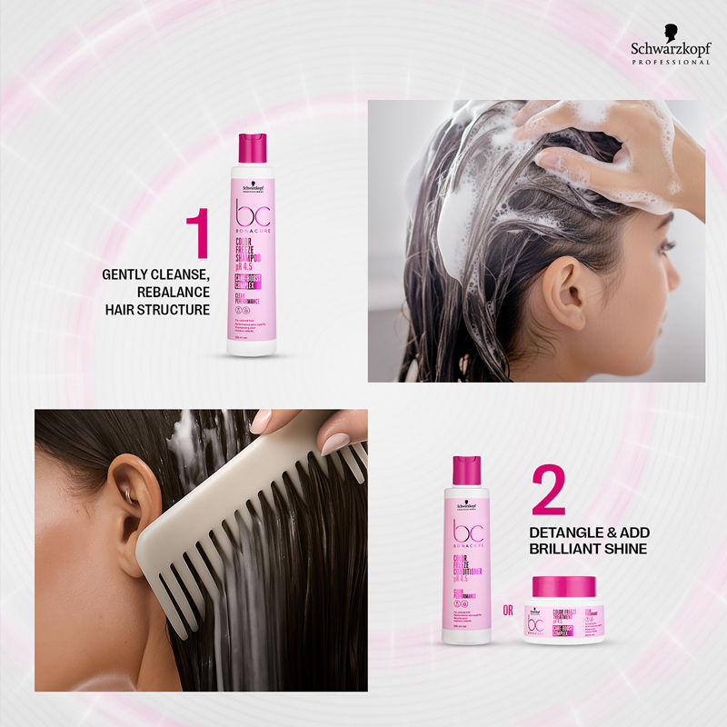 Schwarzkopf Professional Bonacure pH 4.5 Color Freeze Shampoo, 250ml Buy at Indicrest Image 11