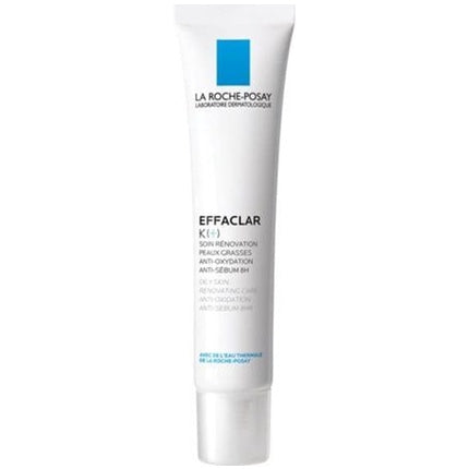 La Roche-Posay Effaclar K+ Renovating Care for Oily Skin, 40ml Daily Moisturiser for Oily & Blemish-Prone Skin