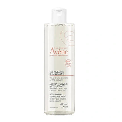 Avène Makeup Removing Micellar Water for Normal & Sensitive Skin, 400ml – Gentle Micellar Cleanser & Makeup Remover