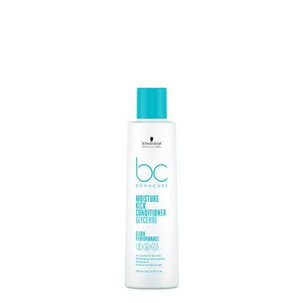 Schwarzkopf Professional BC Bonacure Moisture Kick Conditioner, 200ml | Hydrating Conditioner for Dry, Curly & Brittle Hair