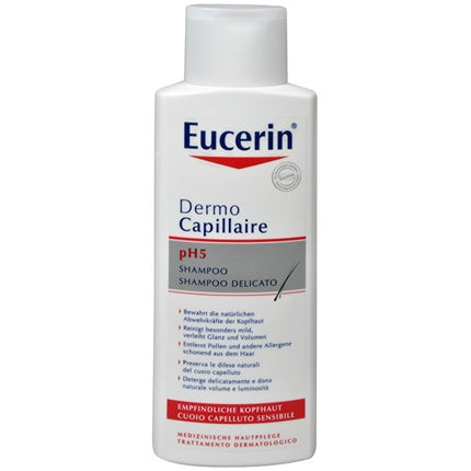 Eucerin DermoCapillaire pH5 Soft Shampoo for Sensitive Scalp, 250ml