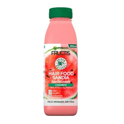Garnier Fructis Hair Food Watermelon Revitalizing Shampoo, 350ml for Fine Hair