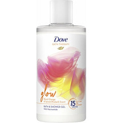 Dove Bath Therapy Glow Bath & Shower Gel, 400ml Nourishing Body Cleanser