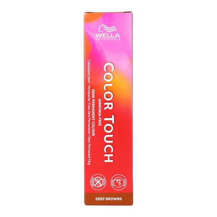Wella Color Touch Deep Browns 8/71 Light Blonde Brown Ash Demi-Permanent Hair Color, 60ml