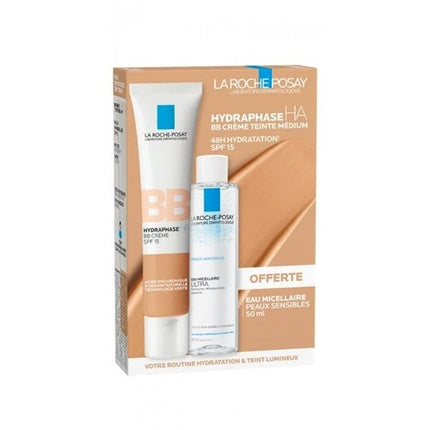 La Roche-Posay Hydraphase HA BB Cream SPF 15, 40ml – Hydrating Tinted Moisturiser with Hyaluronic Acid