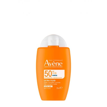 Avène Ultra Mat Fluid Photoprotector SPF 50+ (50ml) Lightweight Mattifying Sunscreen for Oily & Sensitive Skin
