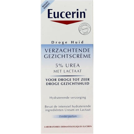Eucerin UreaRepair Face Cream for Dry Skin 5% Urea, 50ml Daily Moisturising Face Cream