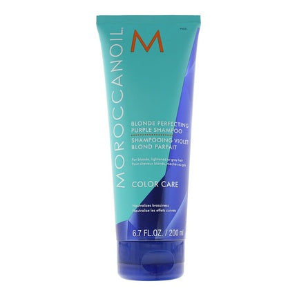 Moroccanoil Color Care Blonde Perfecting Purple Shampoo, 200ml