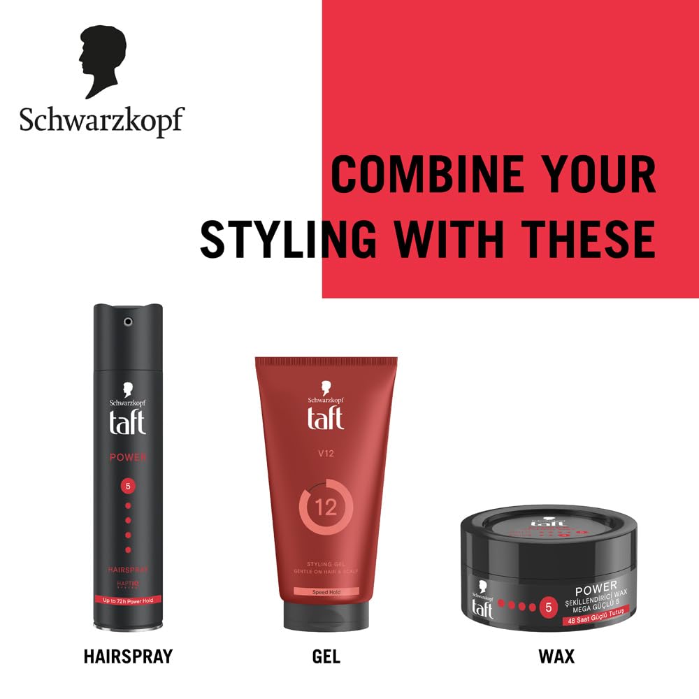 Schwarzkopf Taft Power XXL Hair Spray Hold 5 Three Weather, 400ml