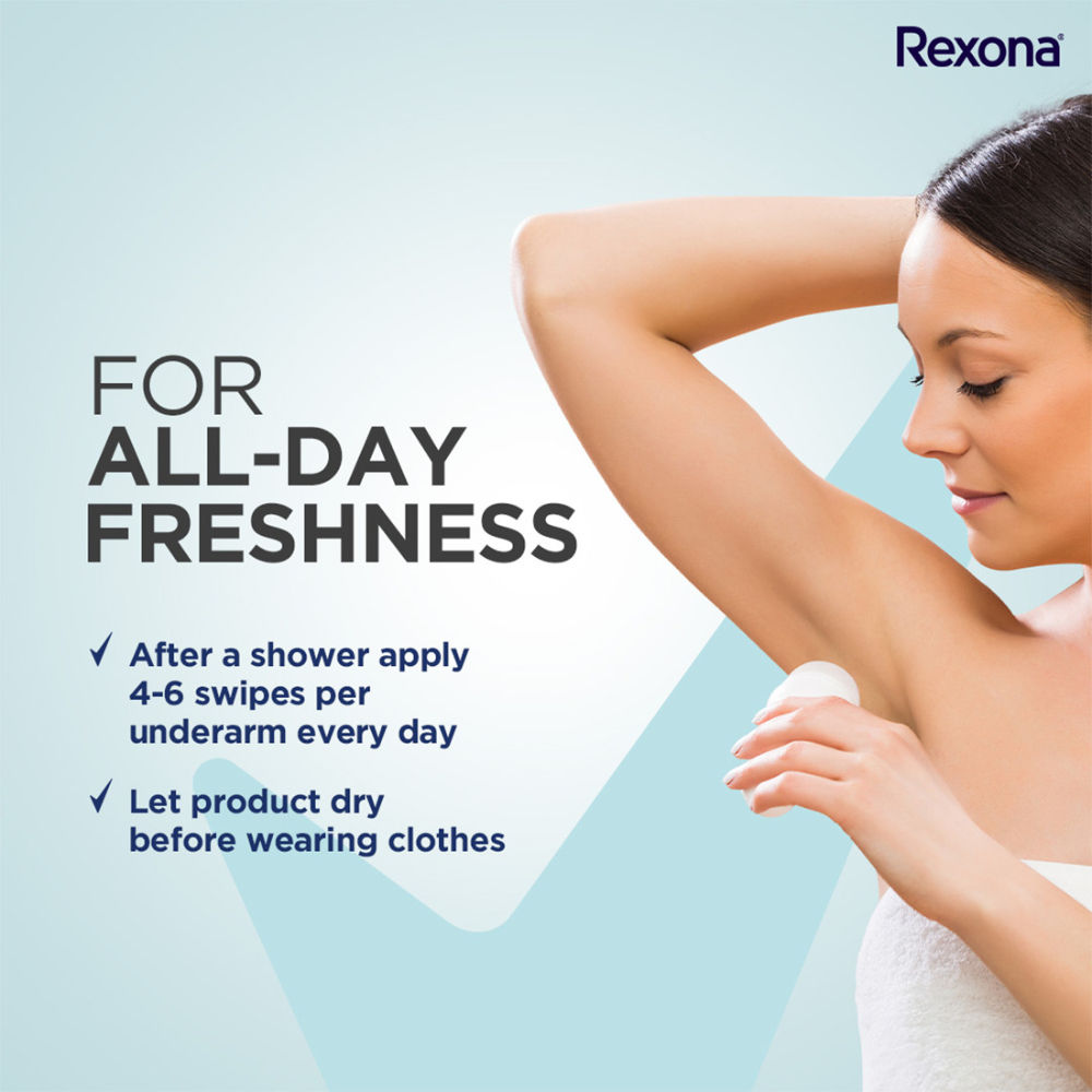 Rexona Women Deodorant Underarm Roll On Shower Fresh 72 Hour Odour Protection (Pack of 5), 125ml Buy at Indicrest Image 7