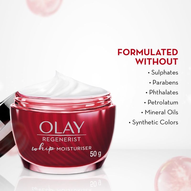 Olay Regenerist Whip Cream With Spf30, Ultra Lightweight For Plump & Bouncy Skin With Niacimide, 50ml Buy at Indicrest Image 5