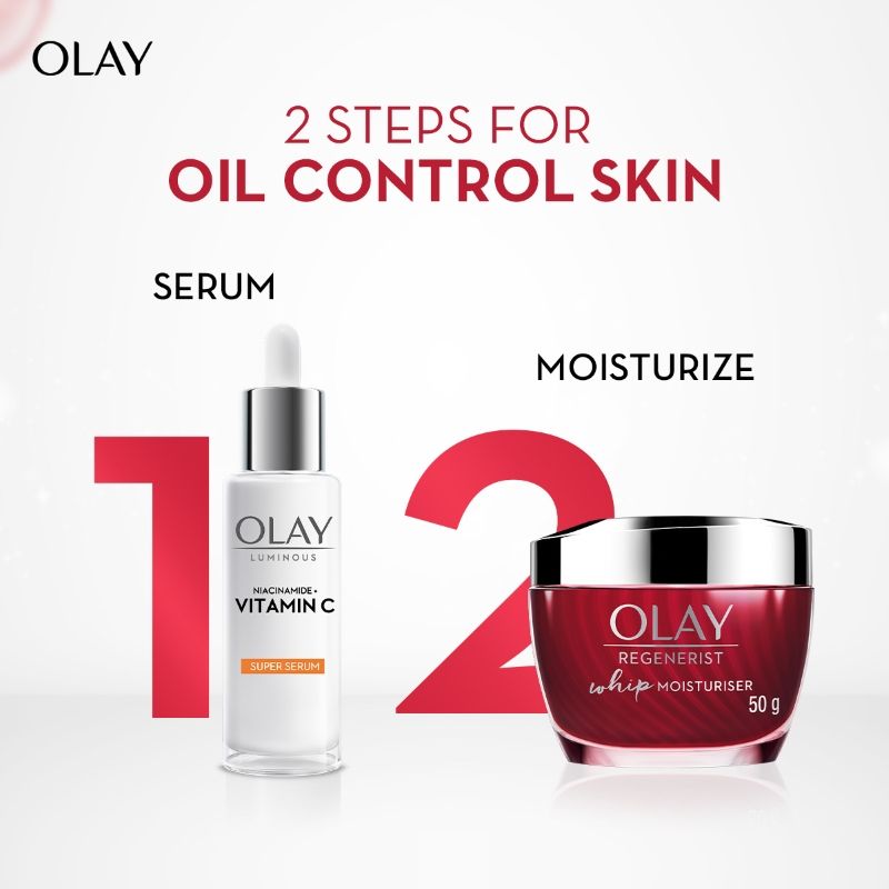 Olay Regenerist Whip Cream With Spf30, Ultra Lightweight For Plump & Bouncy Skin With Niacimide, 50ml Buy at Indicrest Image 8