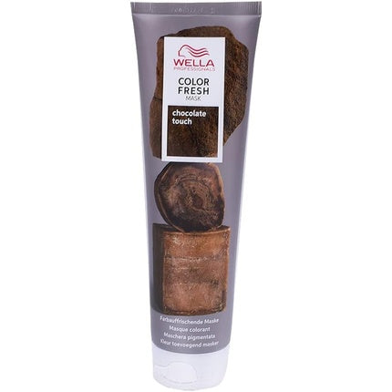 Wella Professionals Color Fresh Mask Chocolate Colouring Hair Mask, 150ml | Temporary Colour-Depositing Conditioning Mask