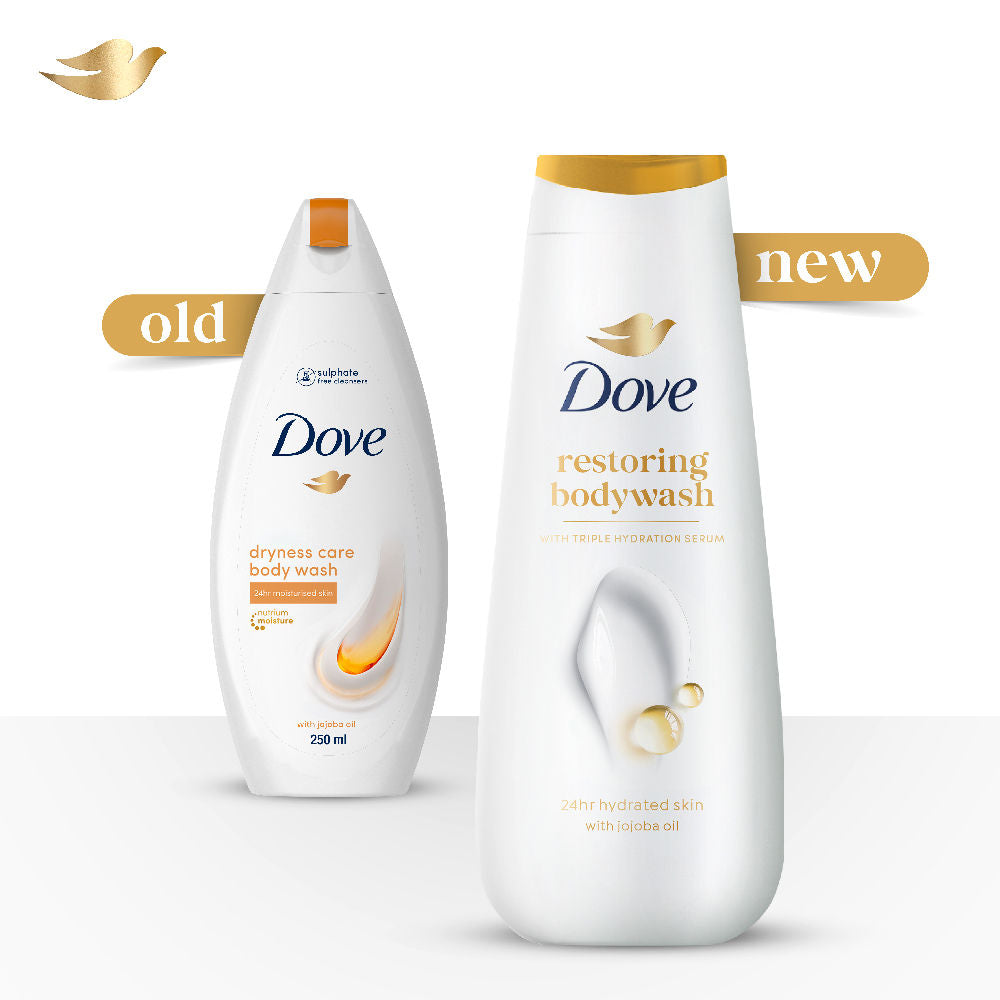 Dove Dryness Care Bodywash With Triple Hydration Serum, 300ml Buy at Indicrest Image 8