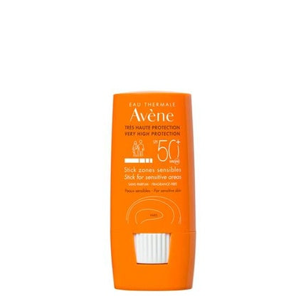 Avène Sensitive Areas Stick SPF 50+ (8g) – High Protection Sunscreen Stick for Sensitive Areas of Face & Body