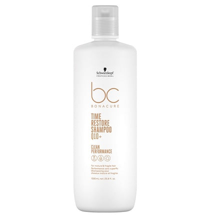 Schwarzkopf BC Bonacure Time Restore Shampoo for Mature Hair Gentle Cleansing, 1000ml