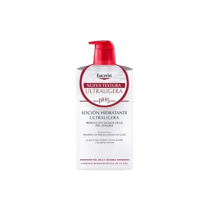 Eucerin pH5 Ultra Light Body Lotion for Dry Sensitive Skin, 1000ml