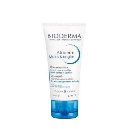 Bioderma Atoderm Mains Nourishing Hand Cream, 50ml Moisturising Hand Cream for Dry & Sensitive Hands