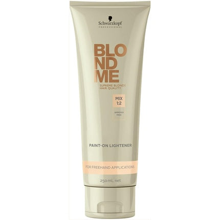 Schwarzkopf BlondMe Paint Case To Light Hair Lightener, 250ml | Professional Freehand Blonde Lightening System