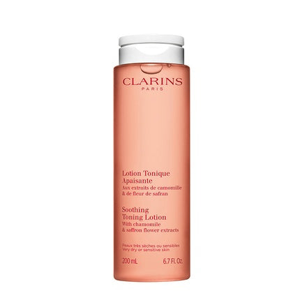 Clarins Soothing Toning Lotion, 200ml Alcohol-Free Facial Toner for Sensitive & Dry Skin